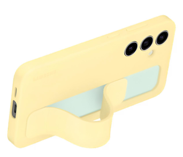 Samsung Standing Grip Case do Galaxy S24 FE Yellow - 1285919 - zdjęcie 4